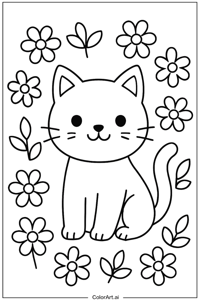 Animal with Flowers 2