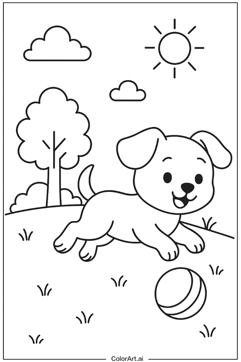 Animal Playing Outside