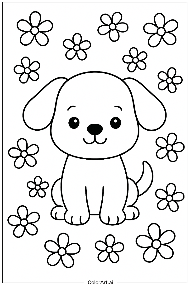 Animal with Flowers 4