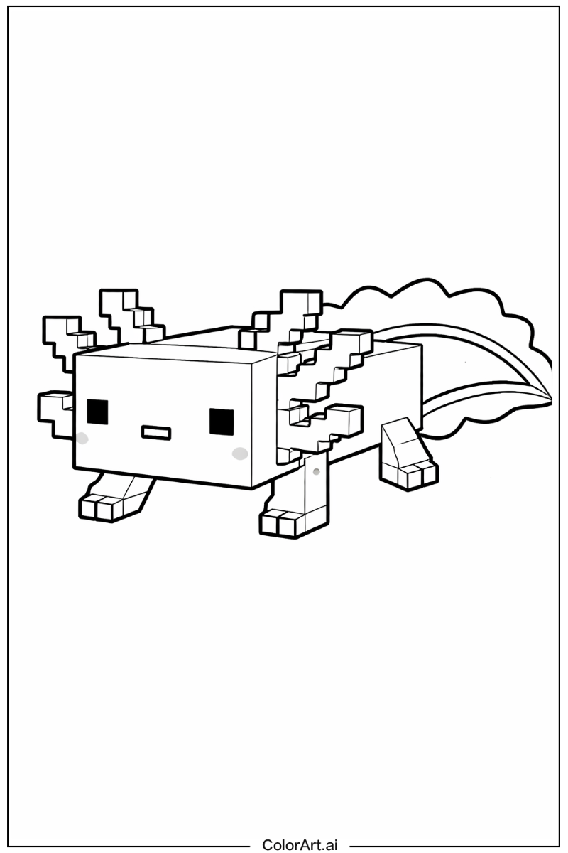 Minecraft axolotl Axolotl