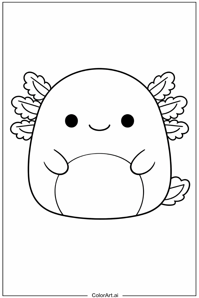 Axolotl squishmallow Axolotl