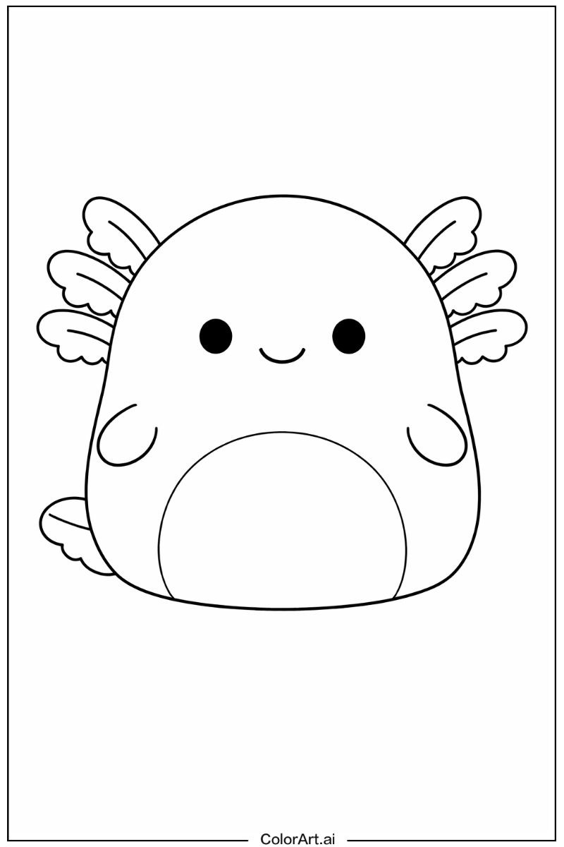 Axolotl cute squishmallows Axolotl