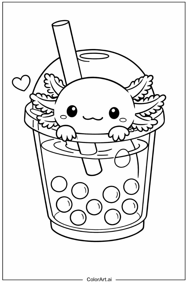 Axolotl boba Axolotl