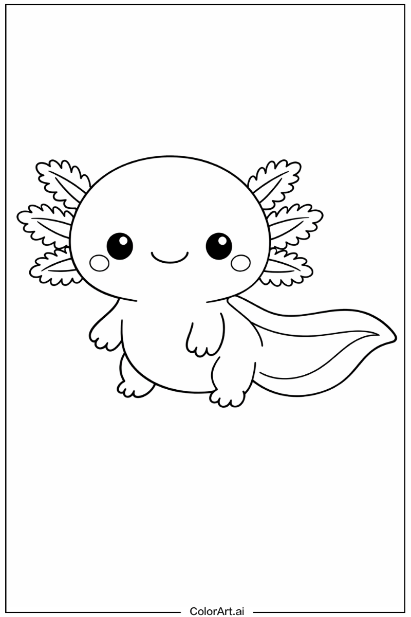 Kawaii axolotl free Axolotl