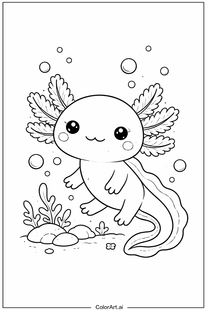 Cute axolotl Axolotl 2