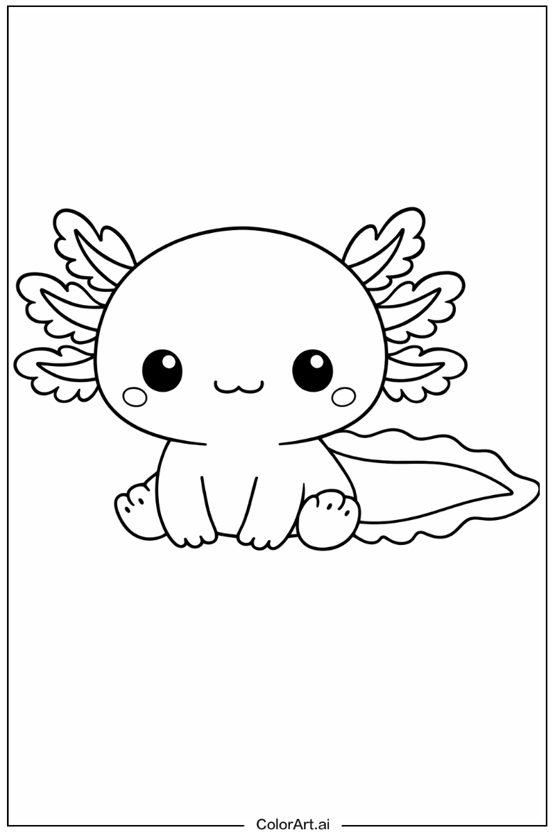 Kawaii axolotl Axolotl 2