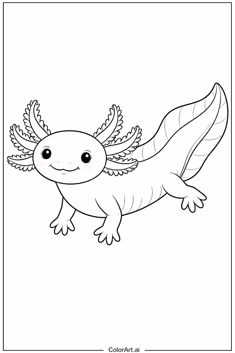 Axolotl realistic Axolotl 2