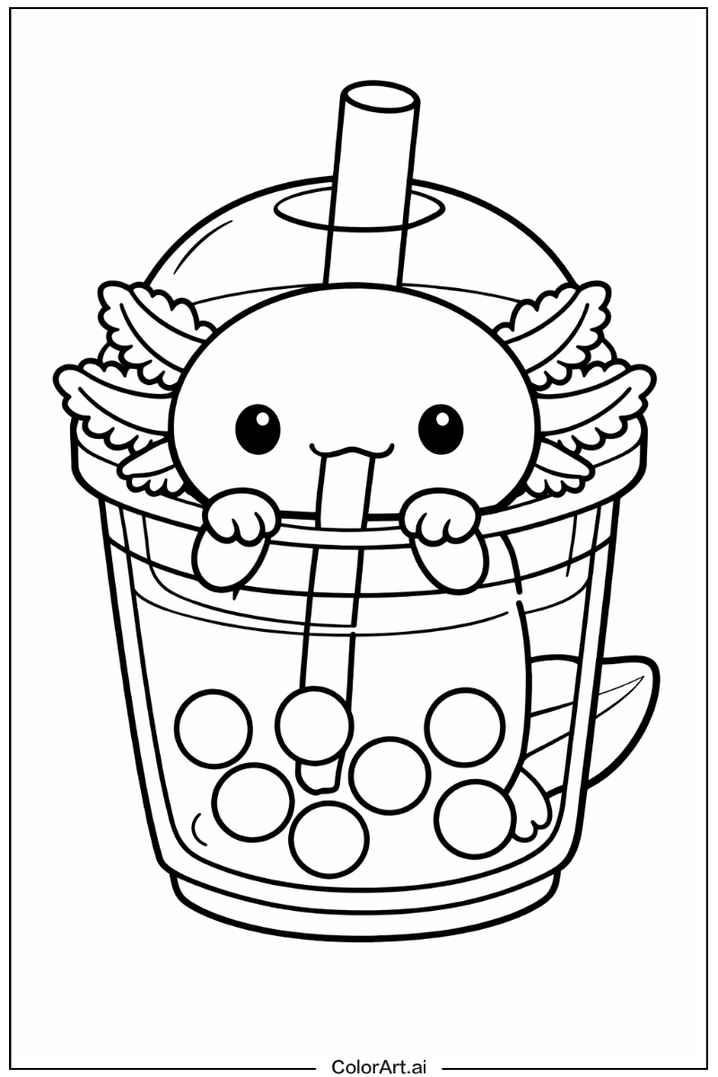 Axolotl boba Axolotl 2