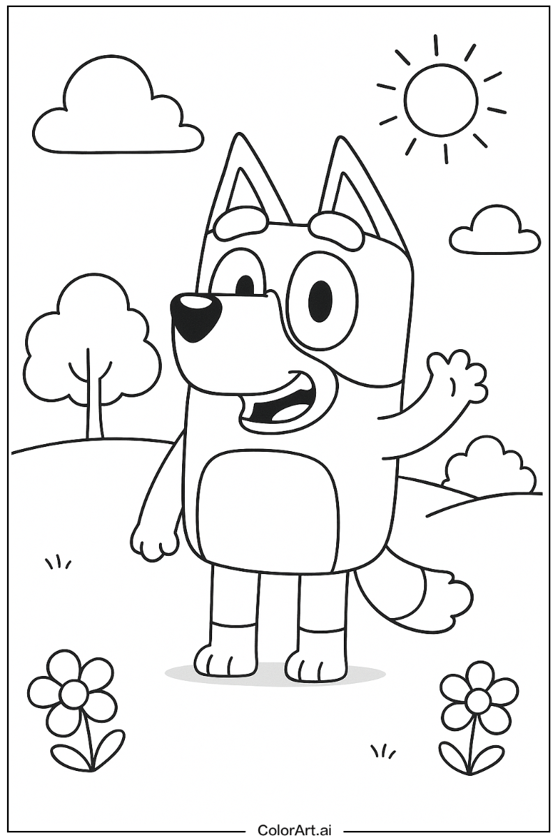 Bluey Scene Design 2