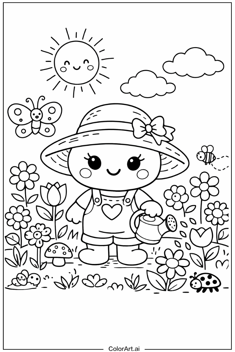 Bobbie Goods in a Garden