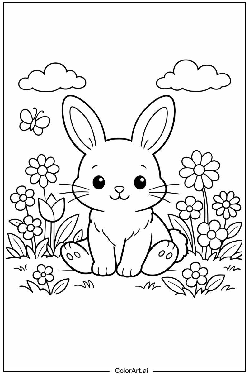 55 Free Bunny Coloring Pages