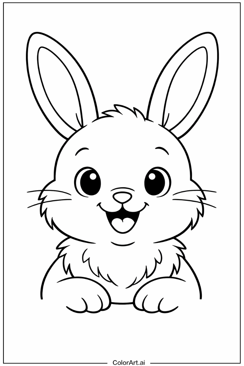 Happy Bunny Portrait 2