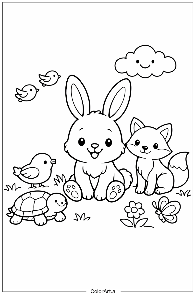 Bunny with Friends 2