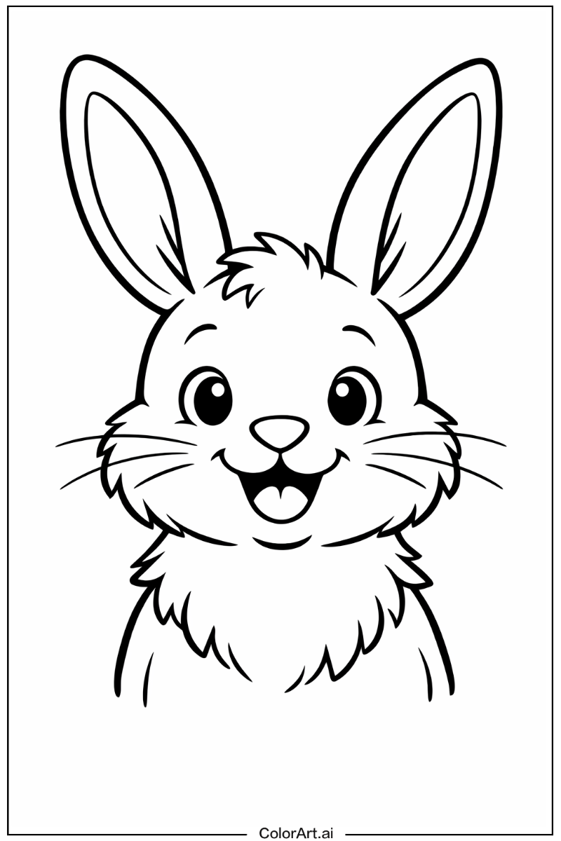 Happy Bunny Portrait
