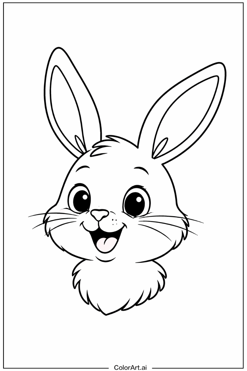 Happy Bunny Portrait 3