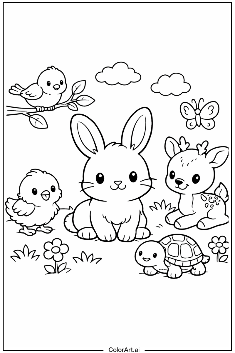 Bunny with Friends 3