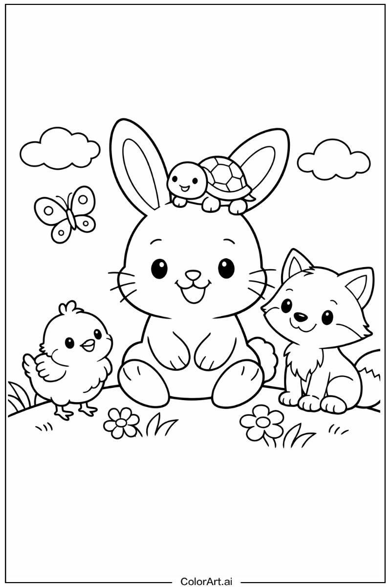 Bunny with Friends 4