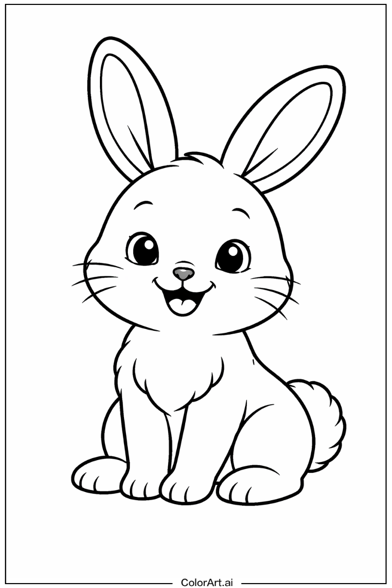 Happy Bunny Portrait 5