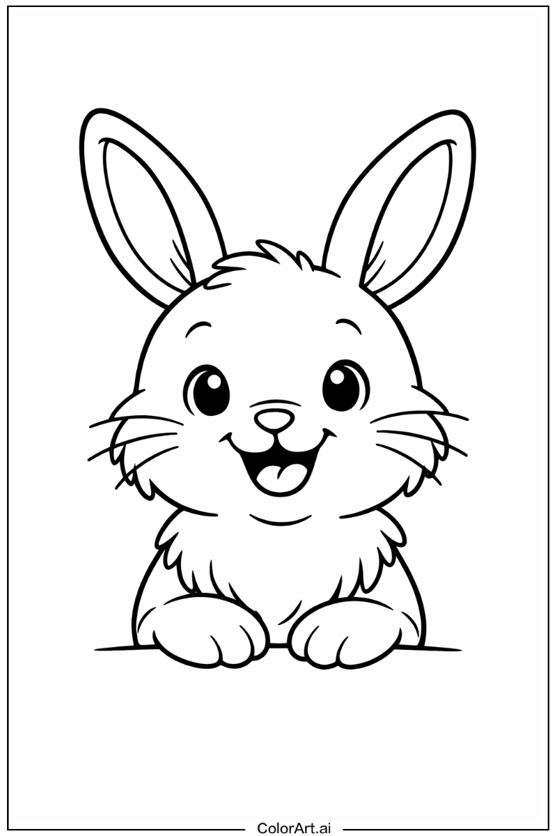 Happy Bunny Portrait 6