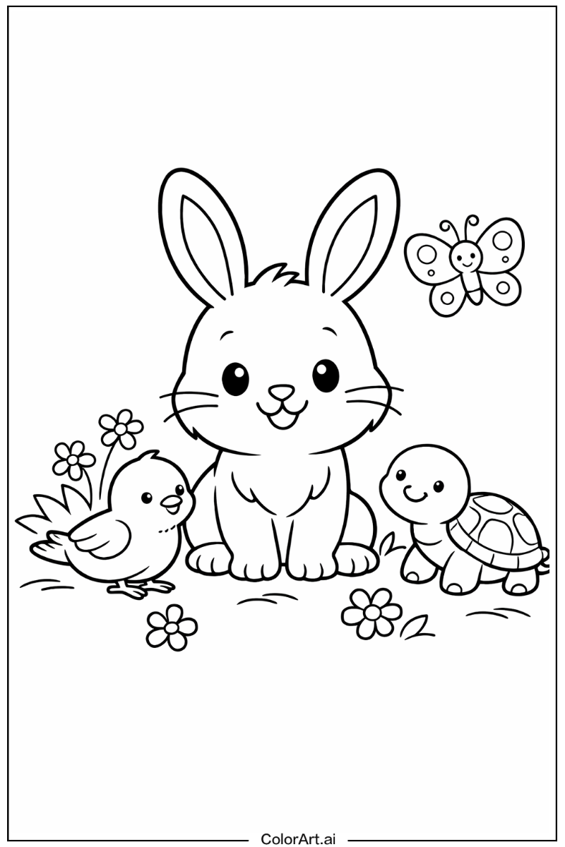 Bunny with Friends 6