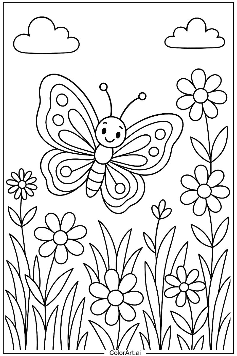 38 Free butterfly Coloring Pages