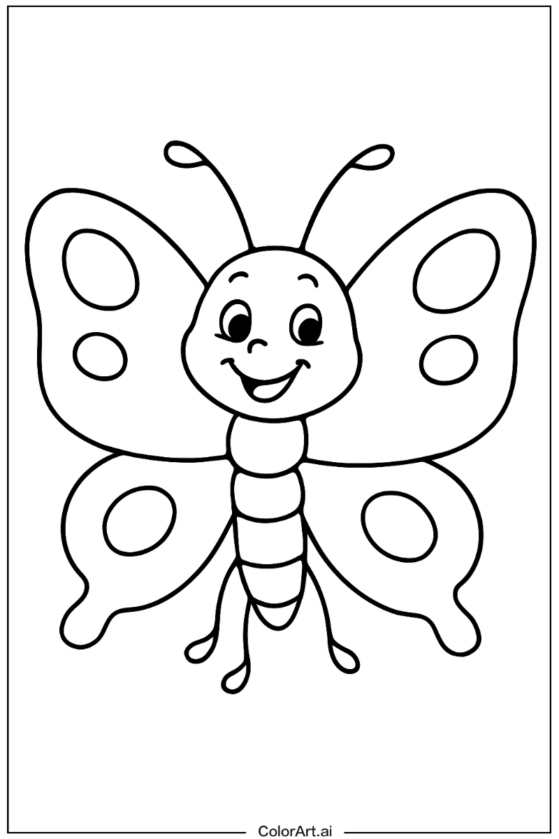 Happy butterfly Portrait 2