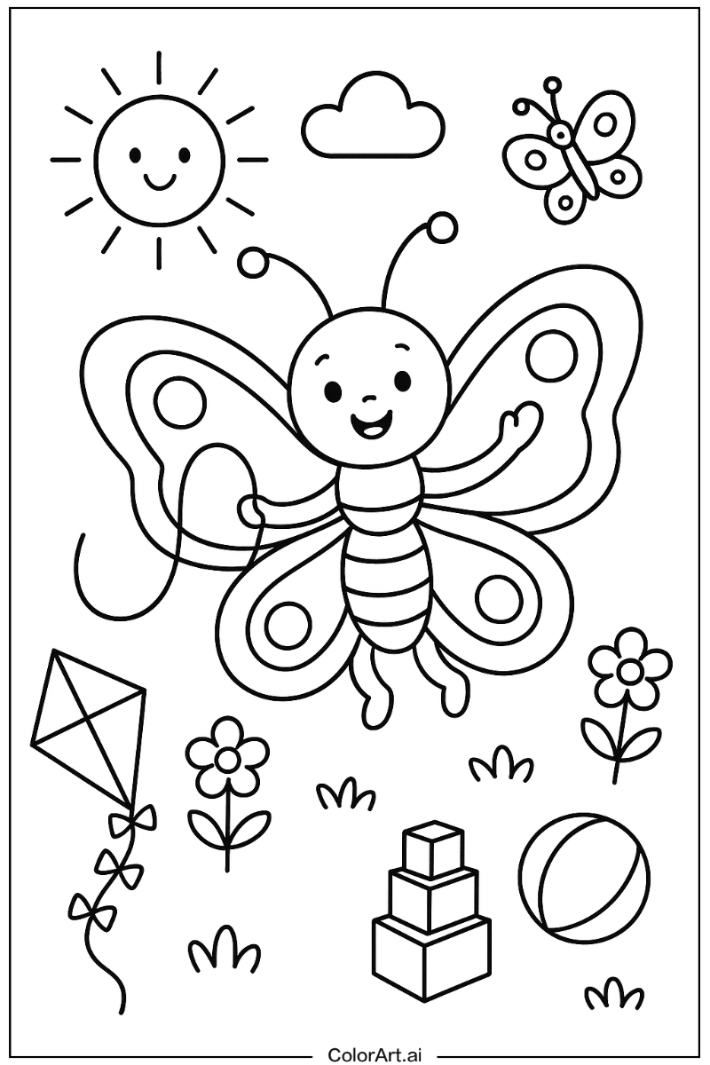 butterfly Having Fun 3