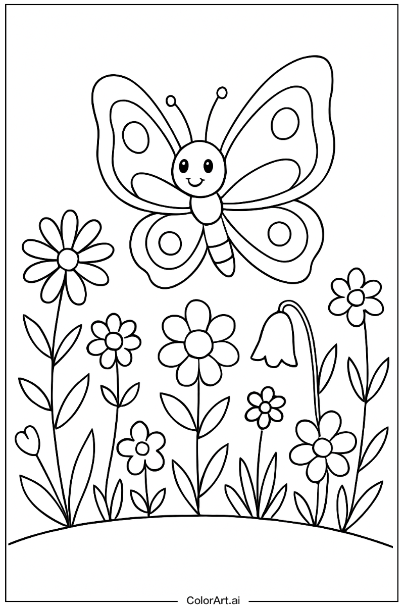 butterfly in a Garden 4