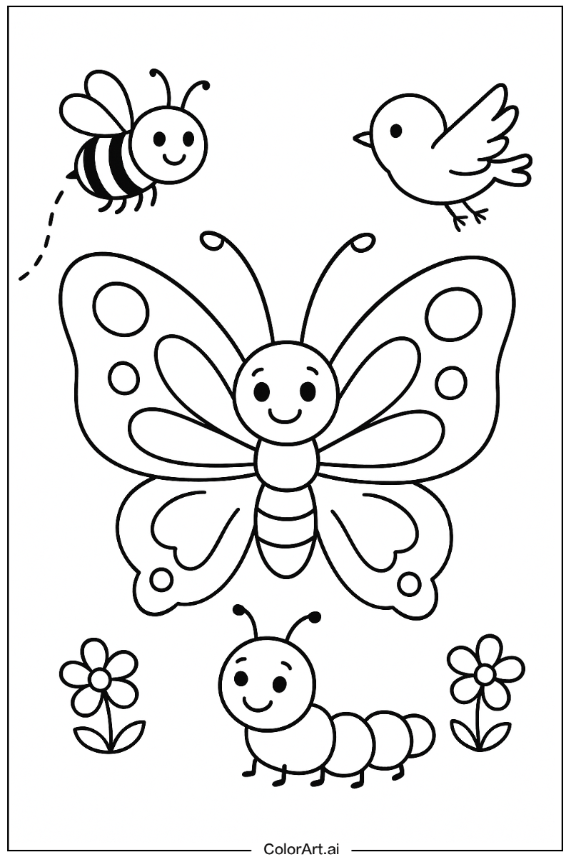 butterfly with Friends 4