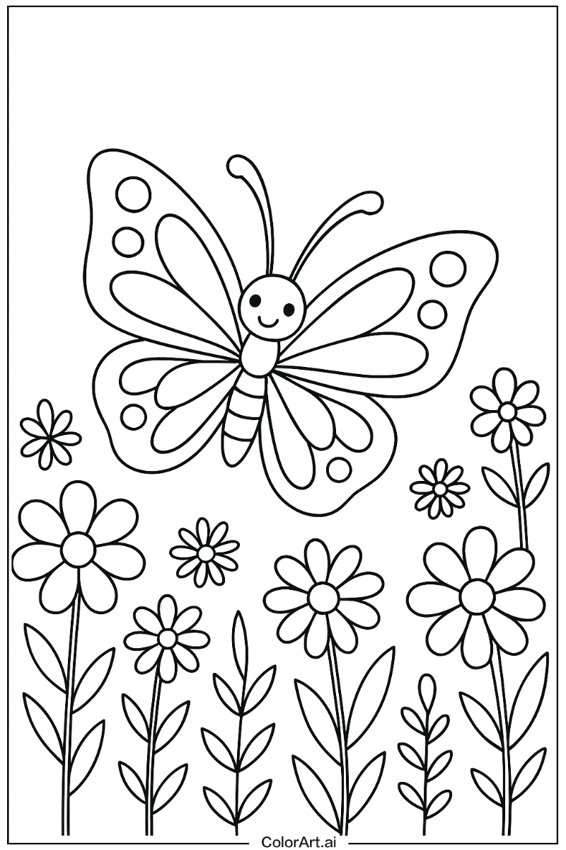 butterfly in a Garden 5