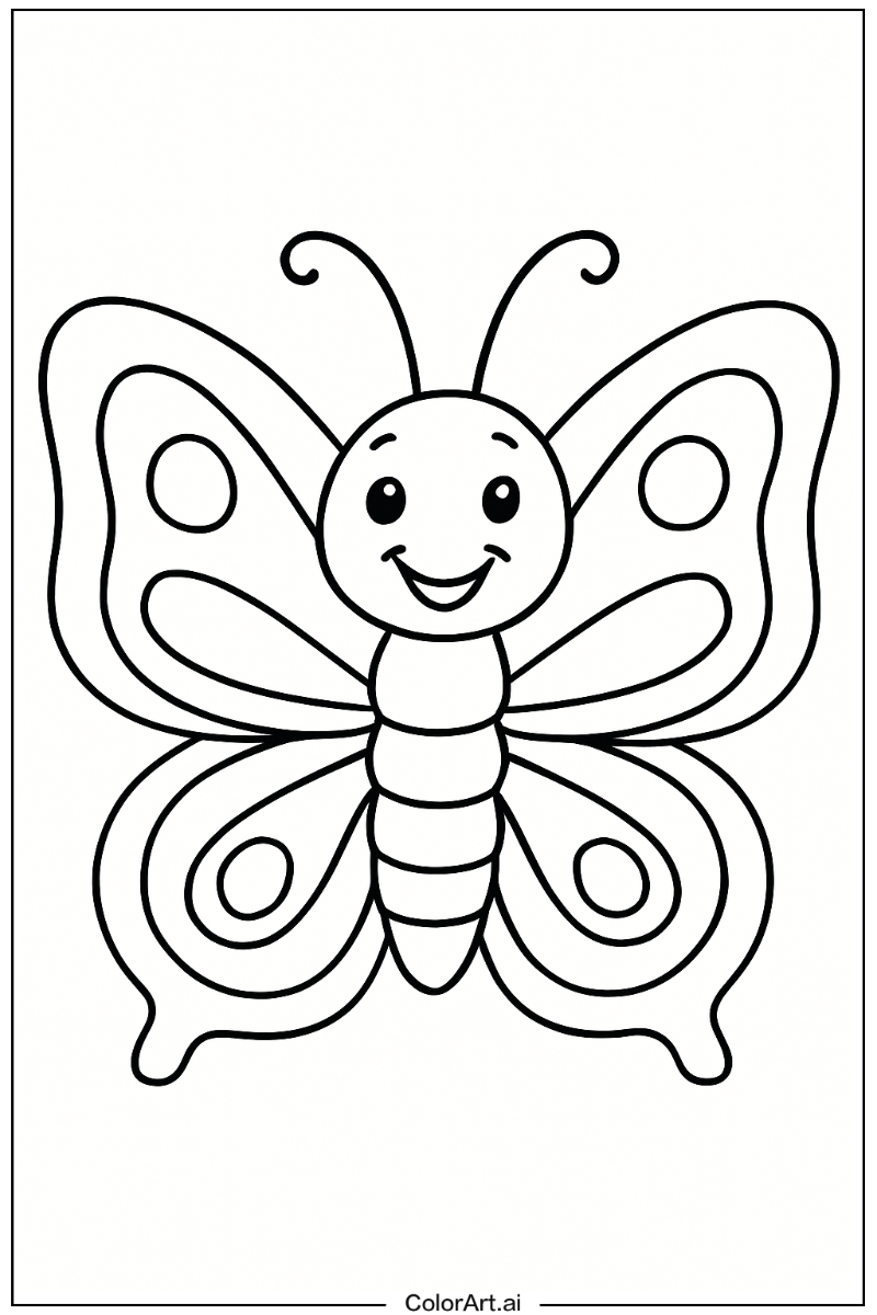 Happy butterfly Portrait 5