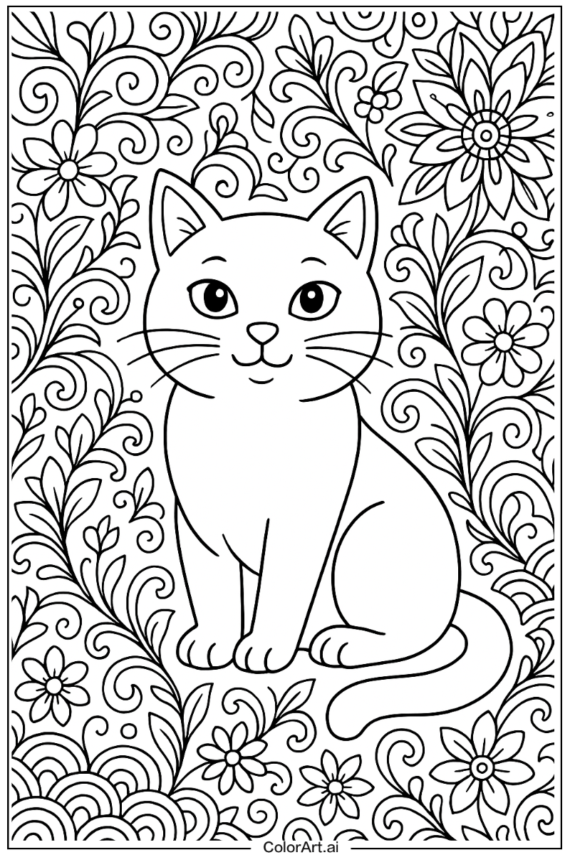 Cat Pattern Art 2