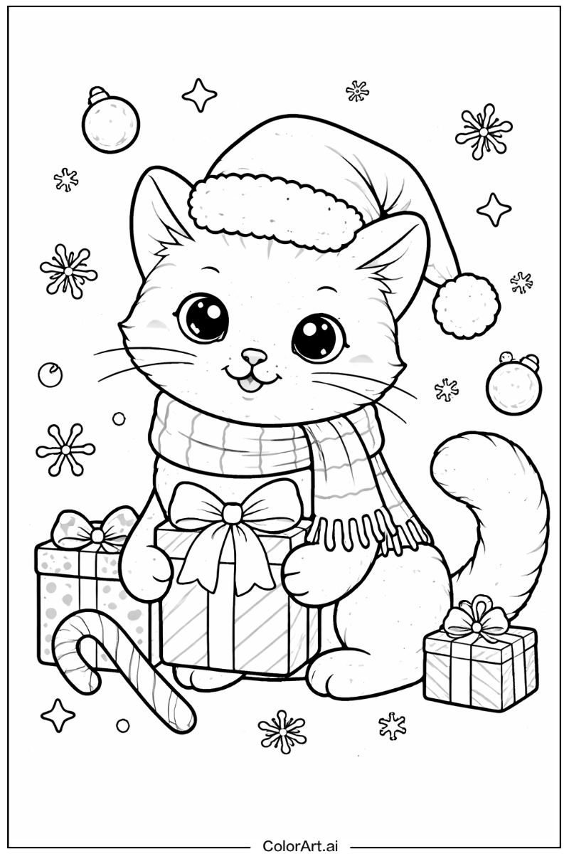 Christmas cat Cat 2