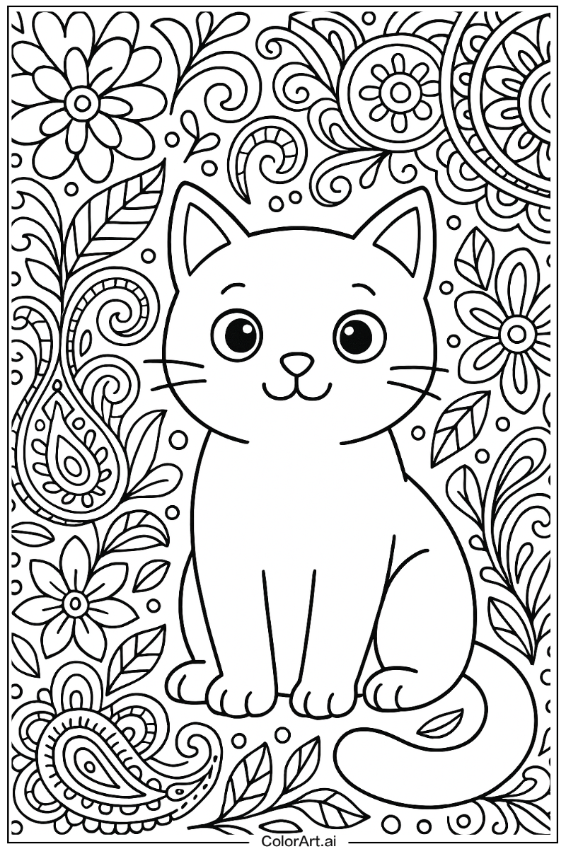 Cat Pattern Art 3