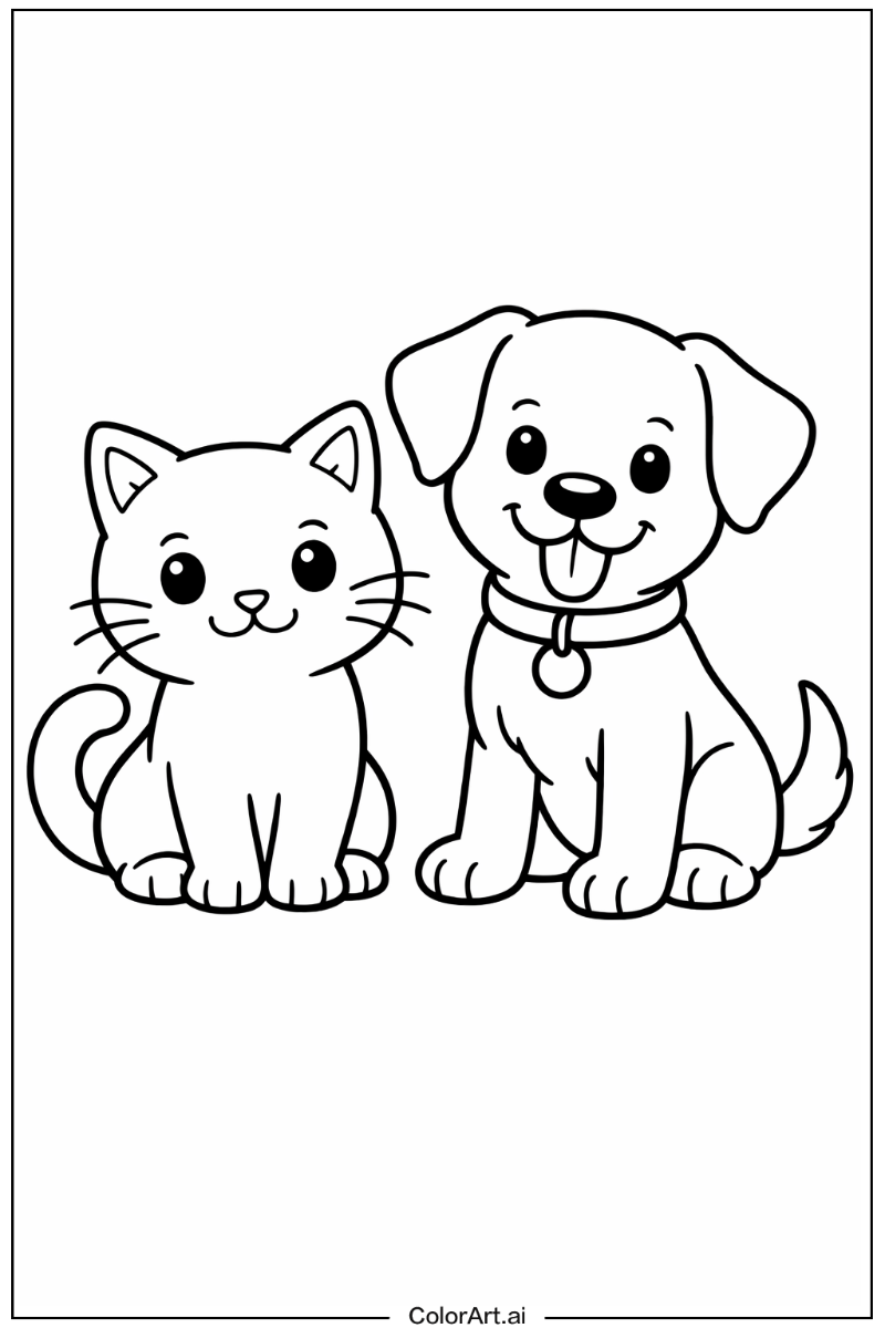 Cat and dog Cat 3