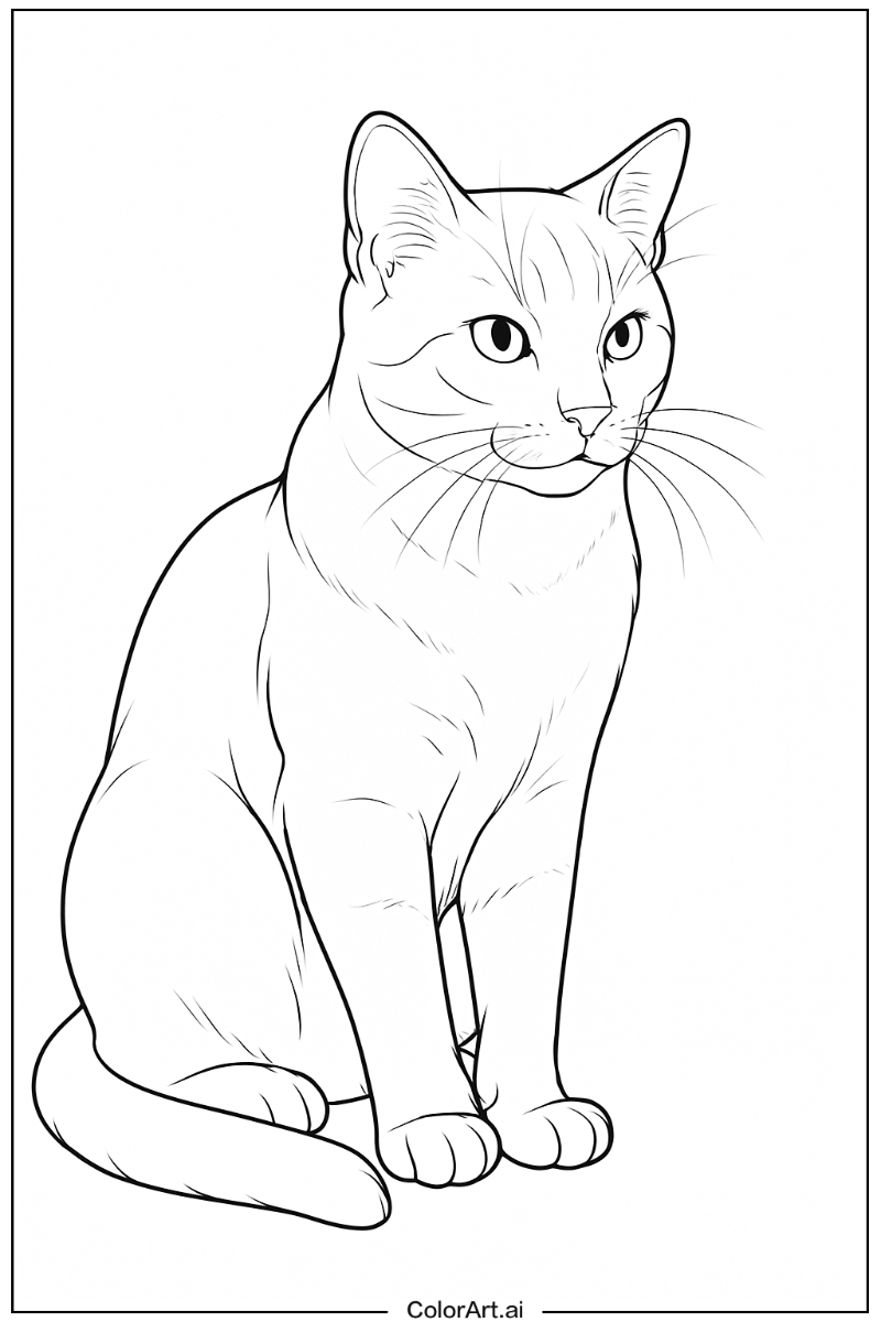 Cat Realistic Style 4