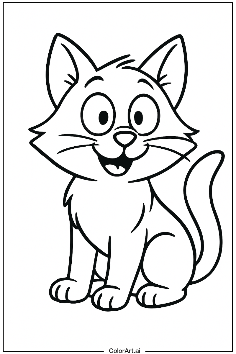 Cat Cartoon Fun 5