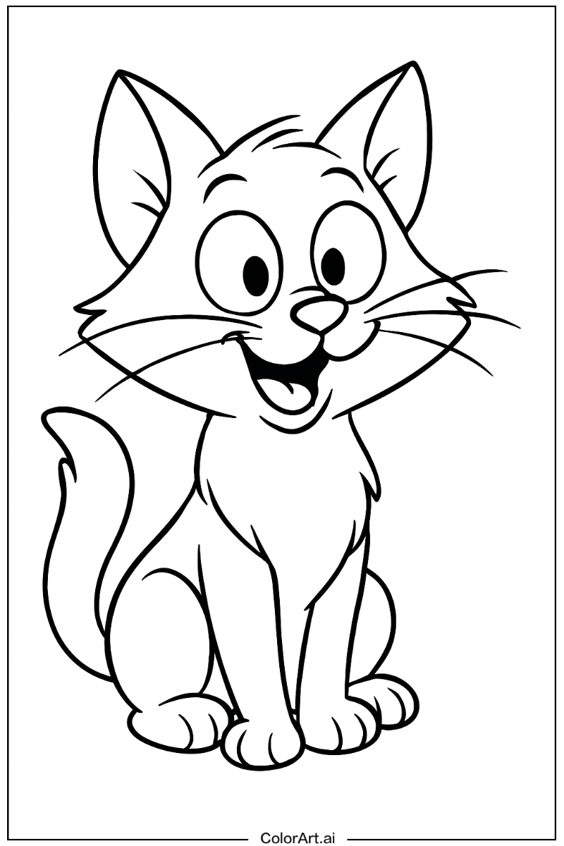 Cat Cartoon Fun