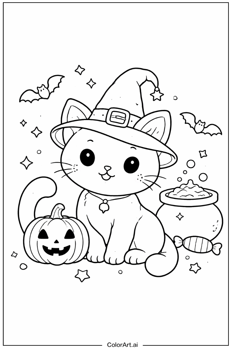 Halloween cat Cat