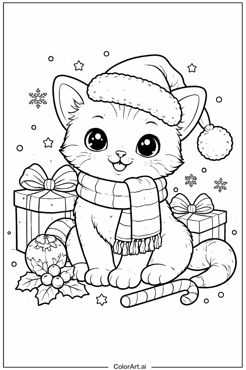 Christmas cat Cat 4