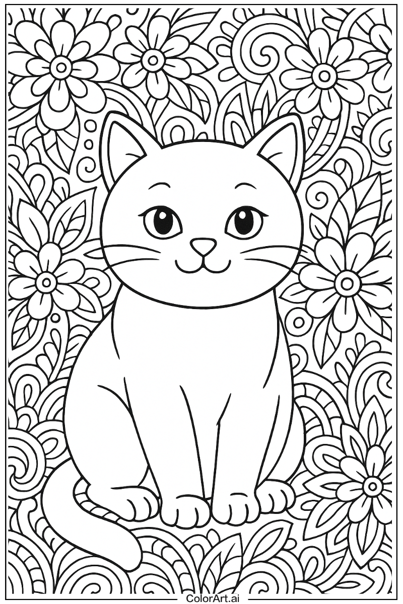 Cat Pattern Art