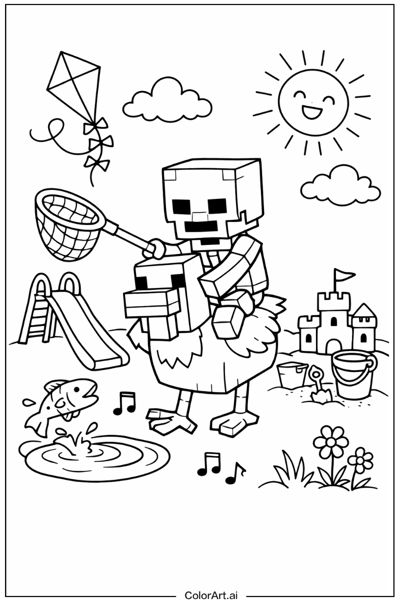 chicken jockey Having Fun