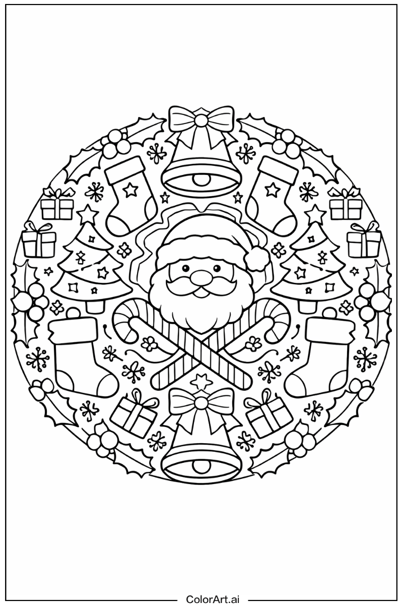 Mandala Chirstmas