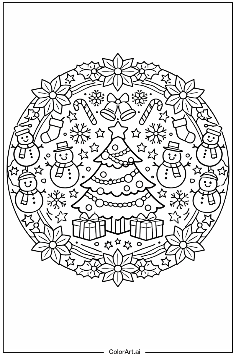 Mandala Chirstmas 2