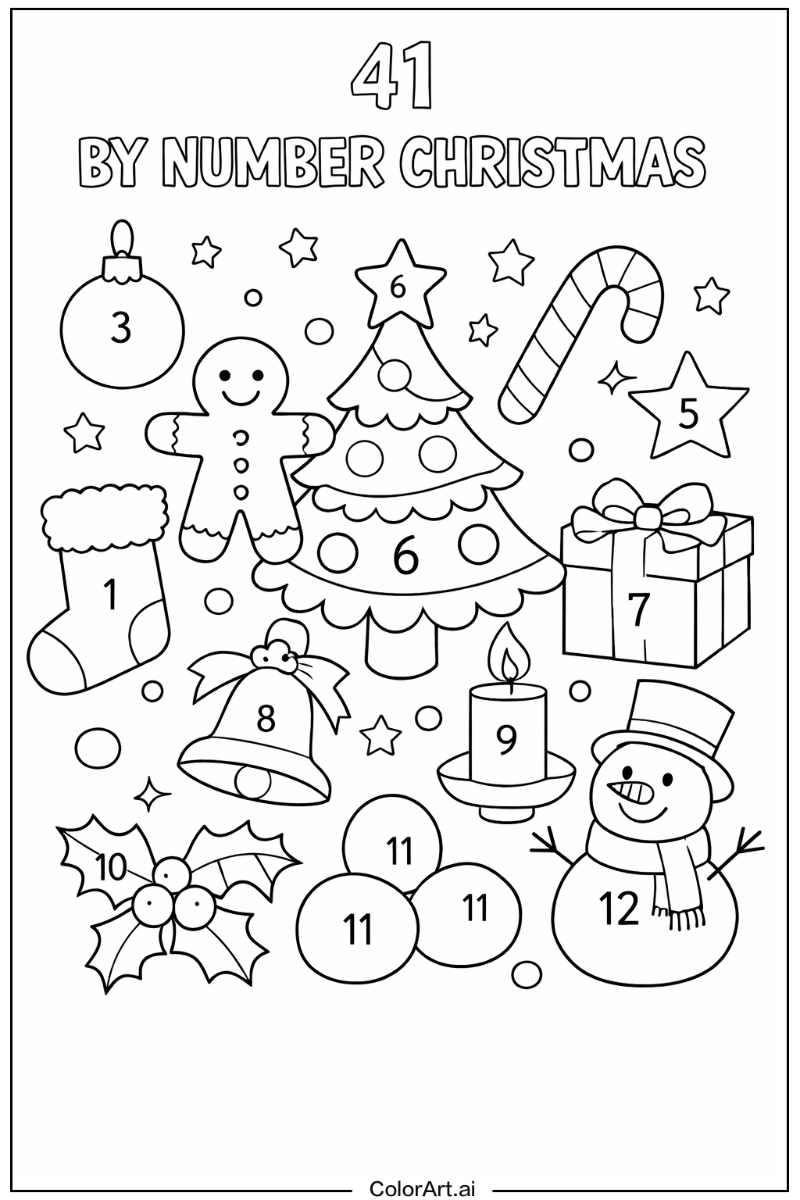 By number Chirstmas 2