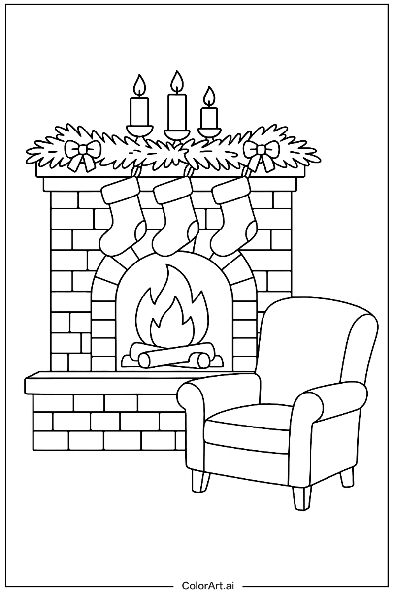 12 Free Christmas Coloring Pages