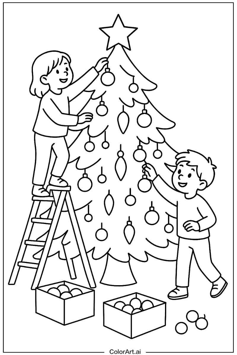 Christmas Tree Decorating