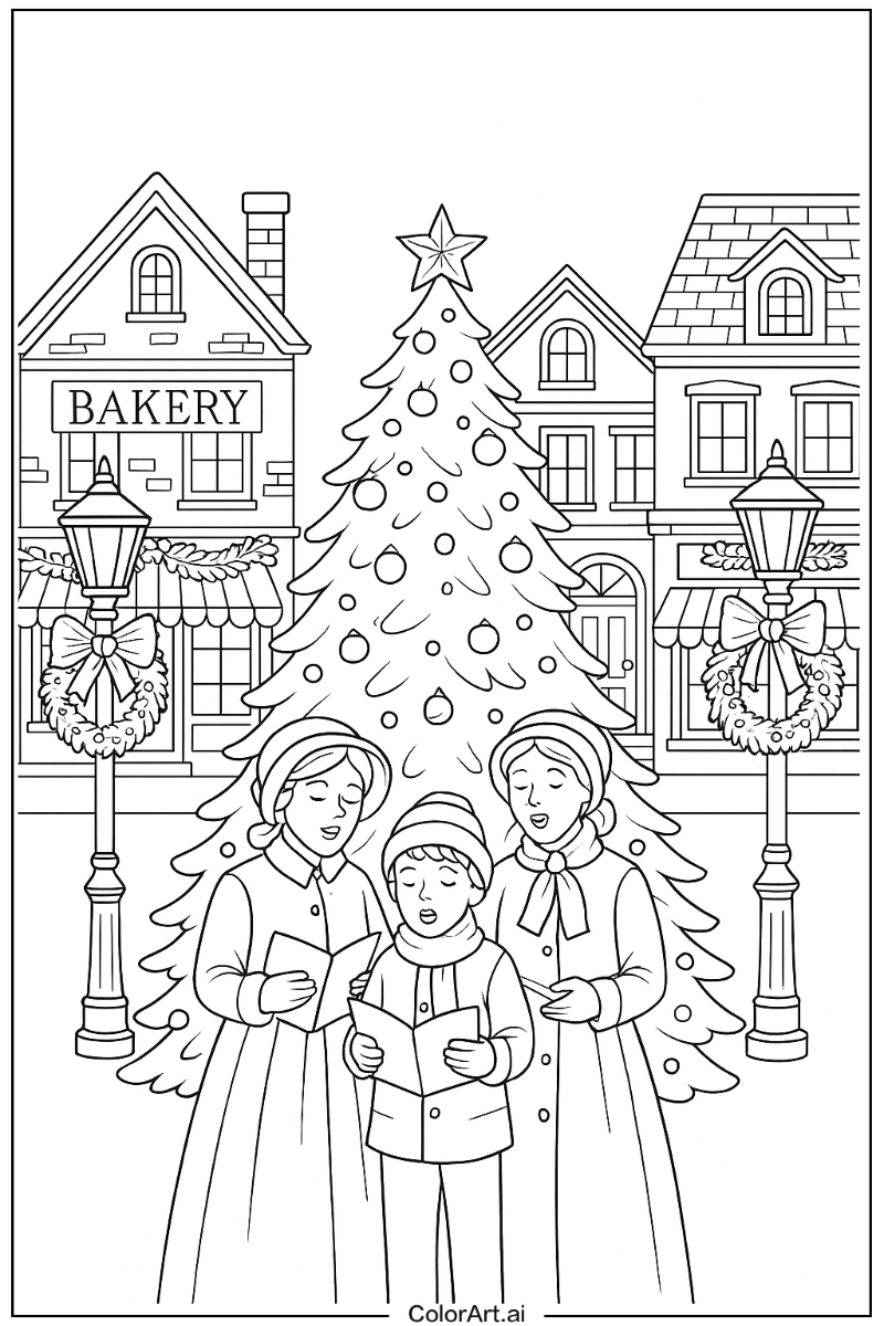 Christmas Village Square