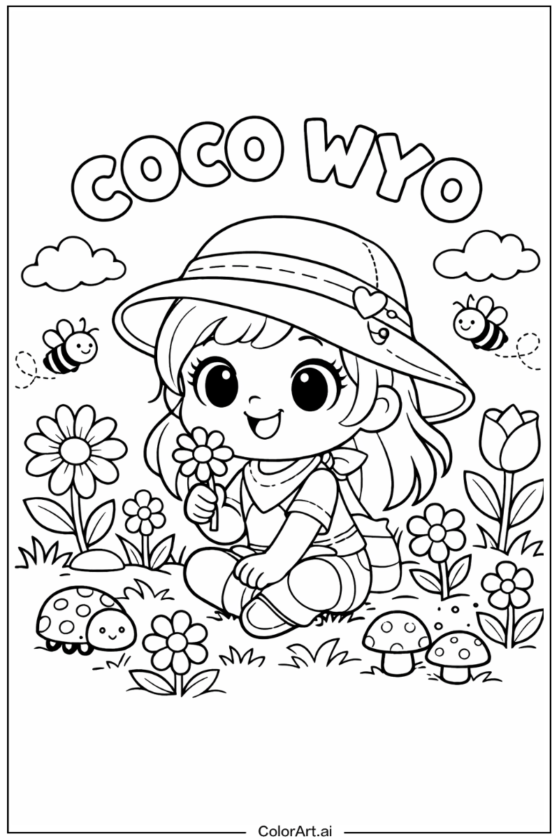 Coco Wyo in a Garden 2