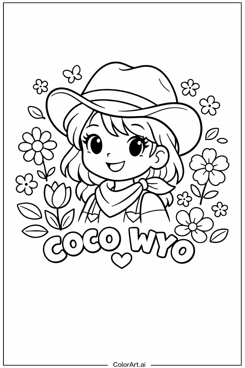 Coco Wyo with Flowers 3